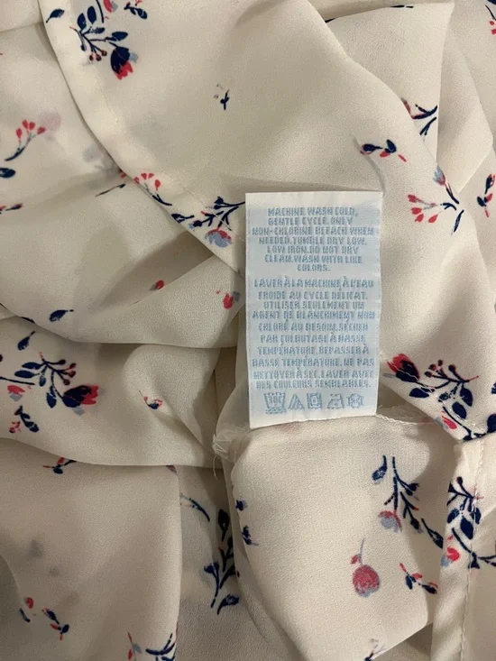 😍SHOW SPECIAL PENMANS Cream Floral Long-Sleeve Blouse XL - Picture 6 of 8